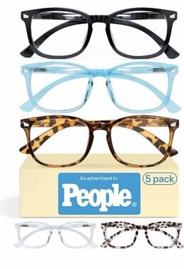 1.5 Reading Glasses for Women, Eye Glasses, Blue Light Readers, Cheaters